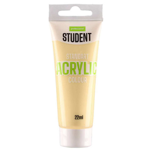 Picture of STUDENT ACRYLIC PAINT 22ML PASTEL YELLOW